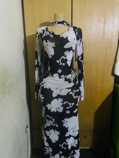 Robe longue florale élégante