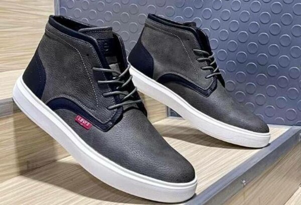 Bottes en cuir décontractées homme