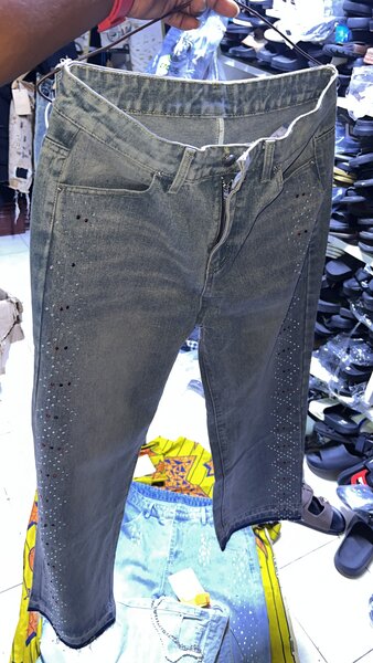 Men's Studded Denim Jeans