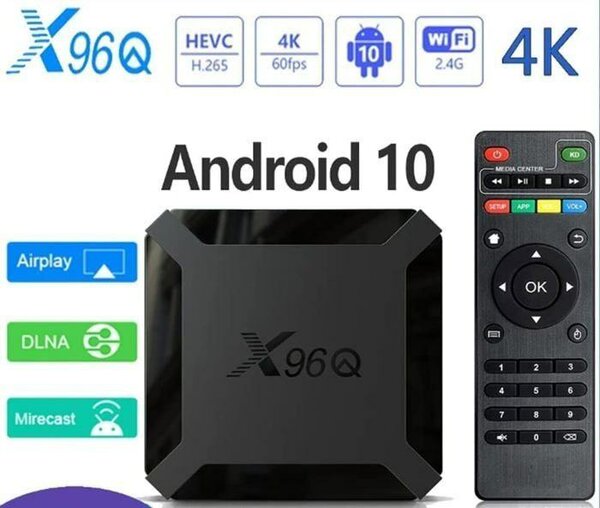 Box TV X96Q 4K Android 10