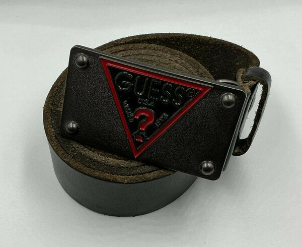 Ceinture en cuir marron élégante