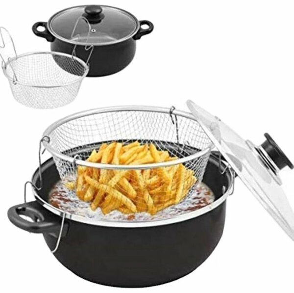 Friteuse avec Panier en Acier