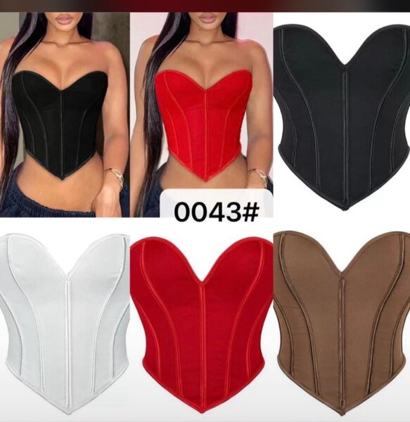 Sexy Corset Bustier Top