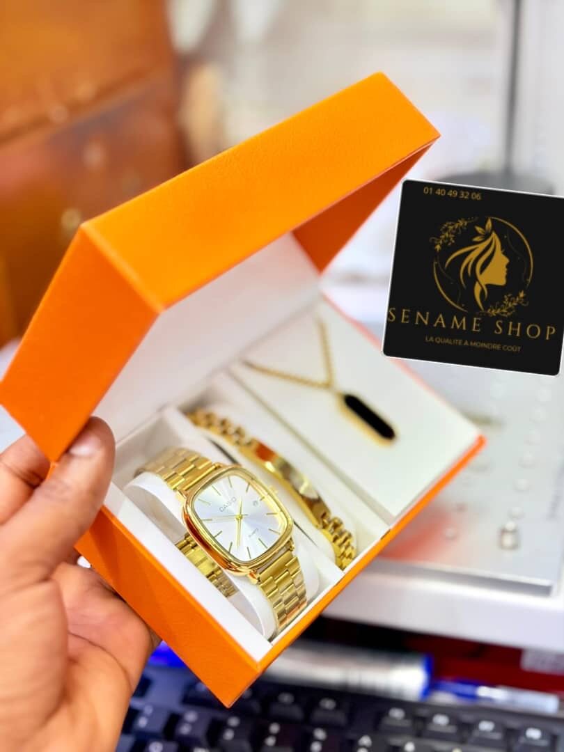 Set Montre et Bracelet Élégant