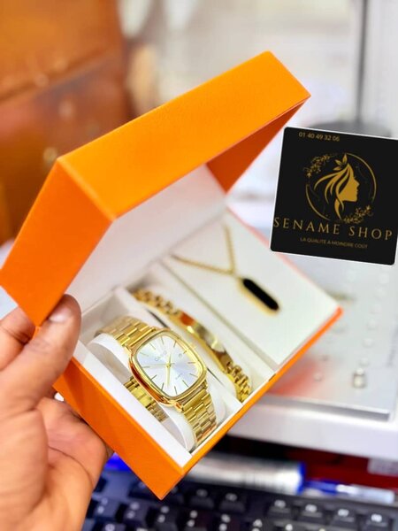 Set Montre et Bracelet Élégant