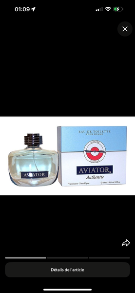 Parfum Aviator Authentique 100ml