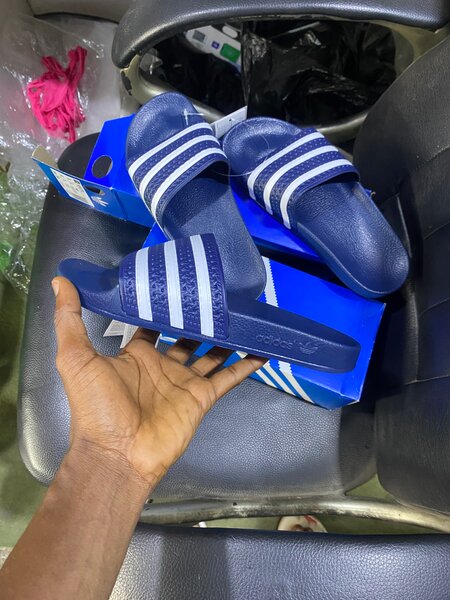 Adidas Sandales Homme Bleu