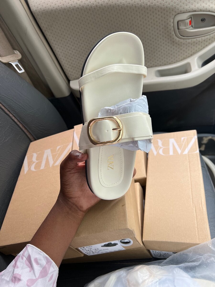 Celine and Zara slippers
