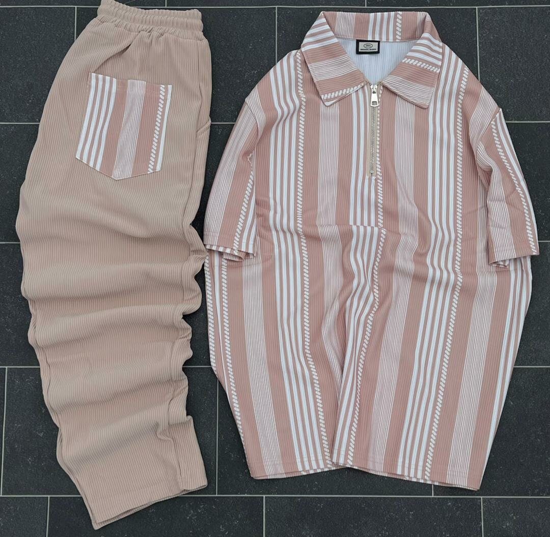 Ensemble Décontracté Rayé Homme