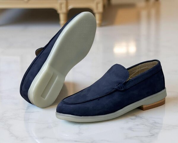 Mocassins élégants en daim