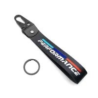 1-PC Motorcycle Collectable Strap Embroidery Keyring Keychain For Honda Yamaha Suzuki Red Ducati BMW Aprilia Kawasaki Benelli Harley Davidson Key Ring Chain Performance