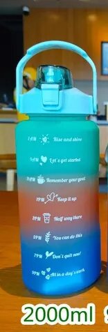 Bouteille d'eau 2000ml graduée