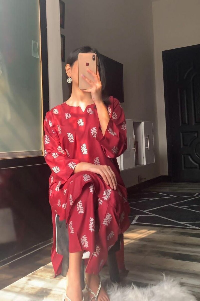 2 pcs women's Stitched printed suit