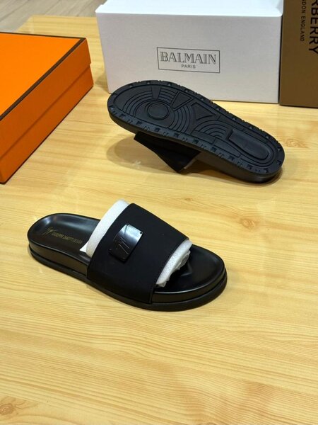 Sandales noires Balmain homme