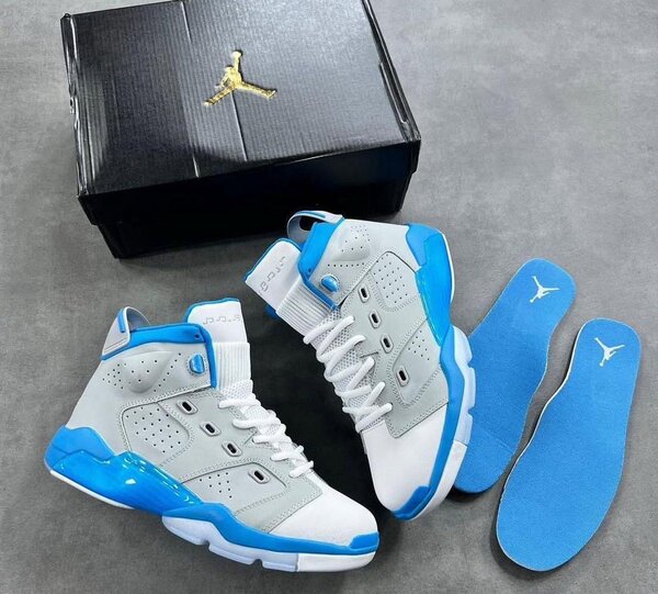 Baskets montantes sport bleu