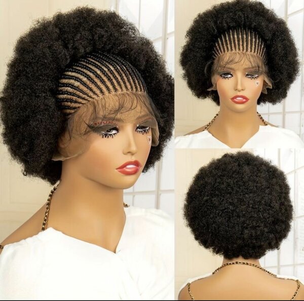 Full Lace Afro Conrow Rasta