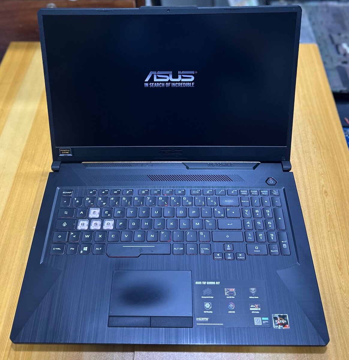 asus tuf gaming a17 fa706iu ryzen 7