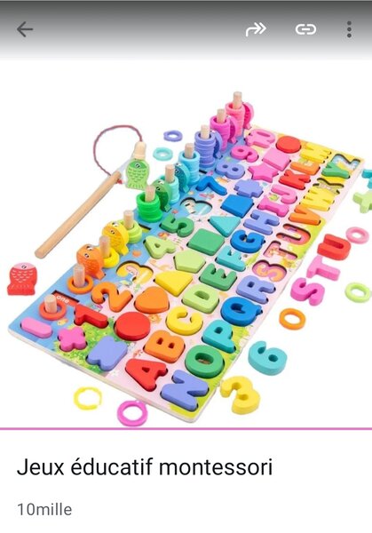 Jeu Montessori Éducatif