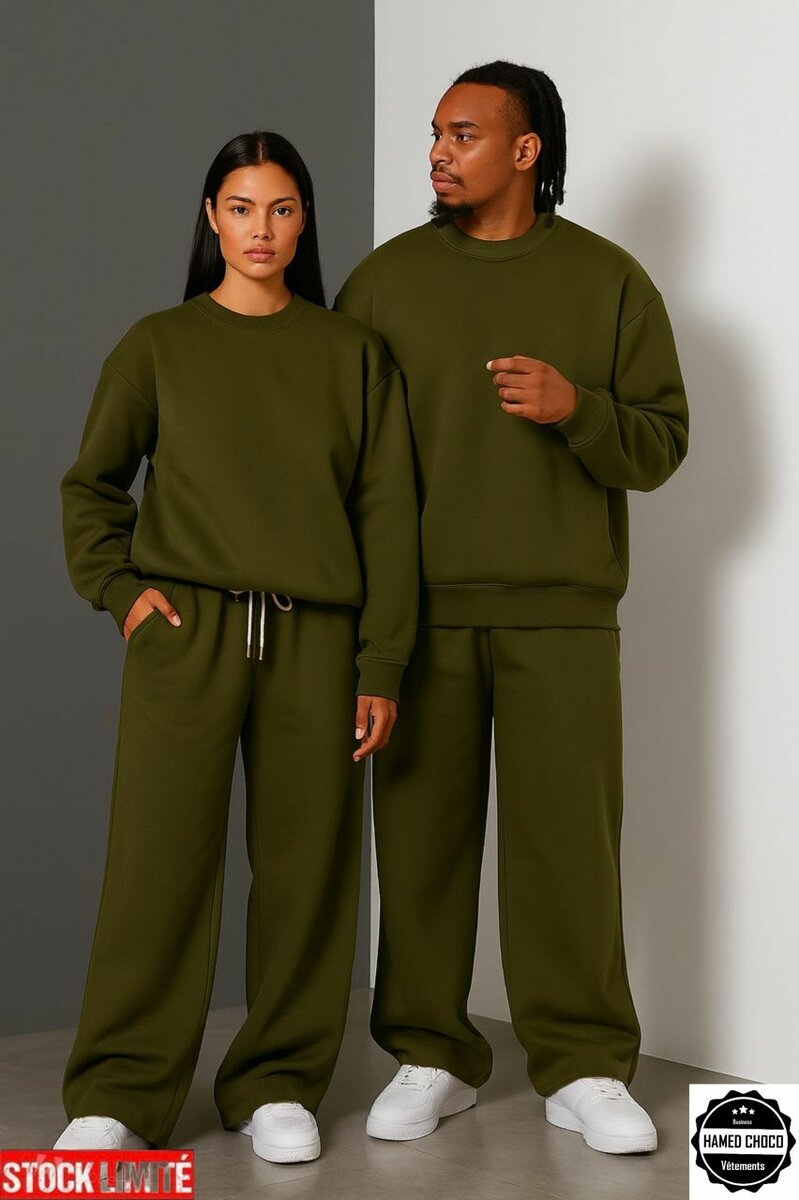 Ensemble de survêtement unisexe tendance