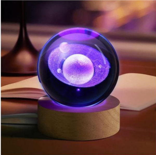 Lampe de Planète 3D LED