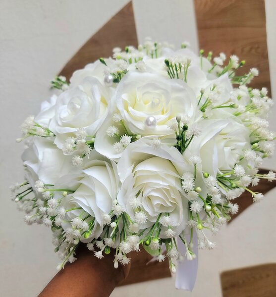 Bouquet de mariage blanc