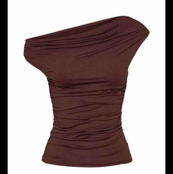 Top asymétrique élégant femme