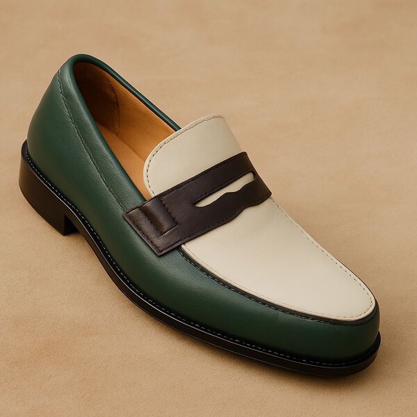 Mocassins élégants en cuir pour hommes