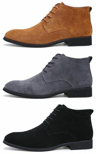 Bottines chukka en daim hommes