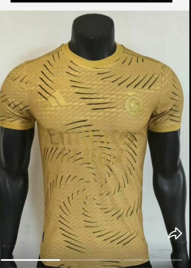 Maillot de foot doré homme