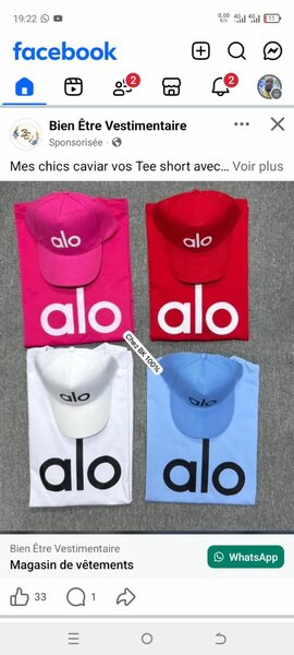 Set T-shirt et Casquette Alo