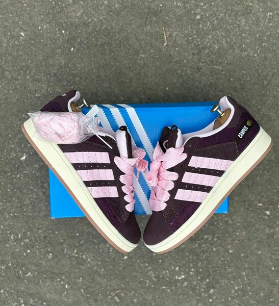 Baskets Campus violet et rose