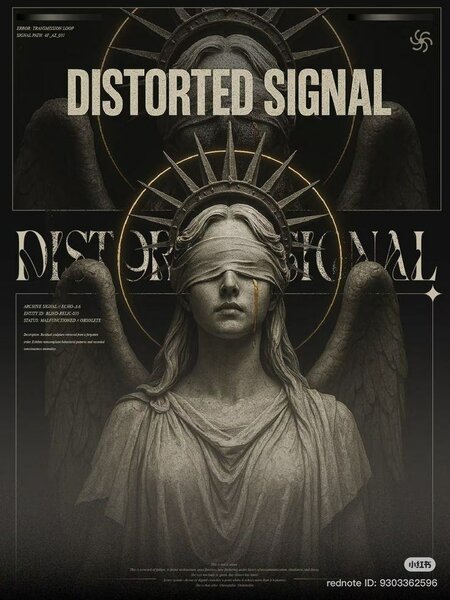 Affiche "Distorted Signal"