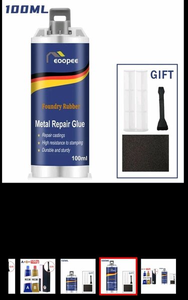 Metal Repair Glue - Professional Grade...