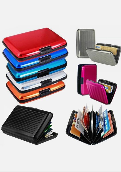 Porte-cartes en aluminium RFID