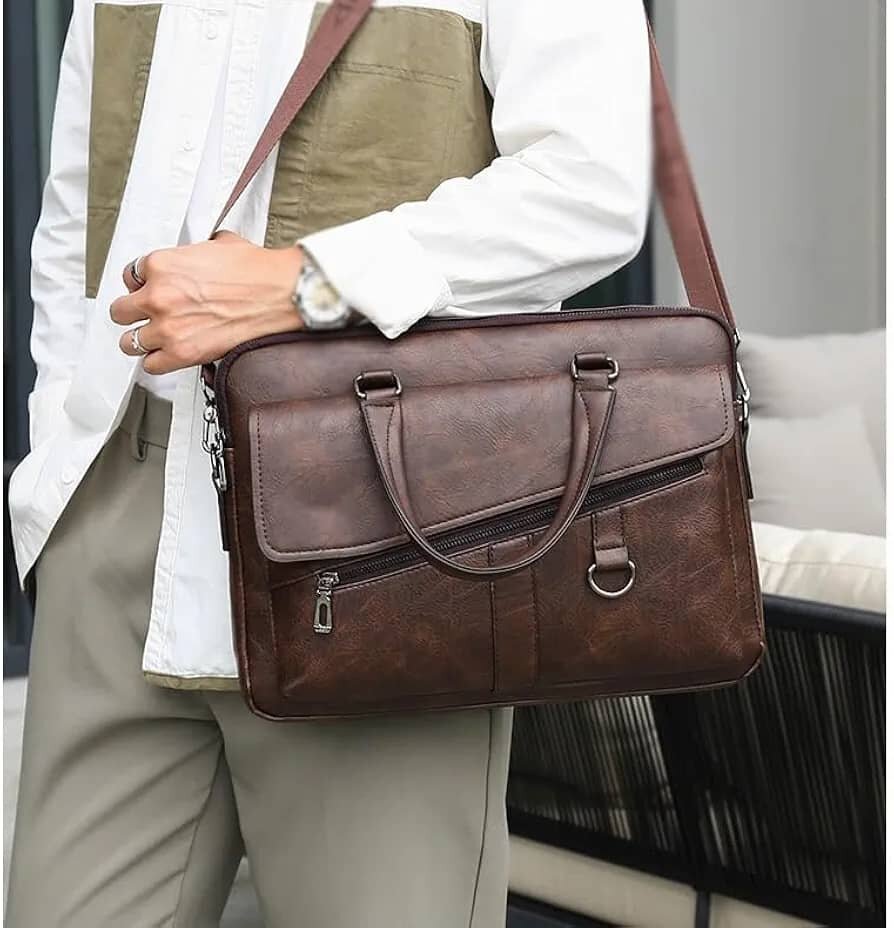 Sacoche en cuir élégante pour hommes