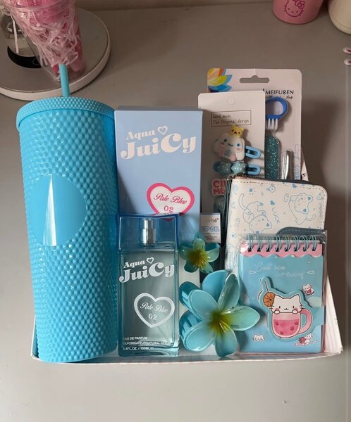 Coffret Cadeau Bleu Élégant