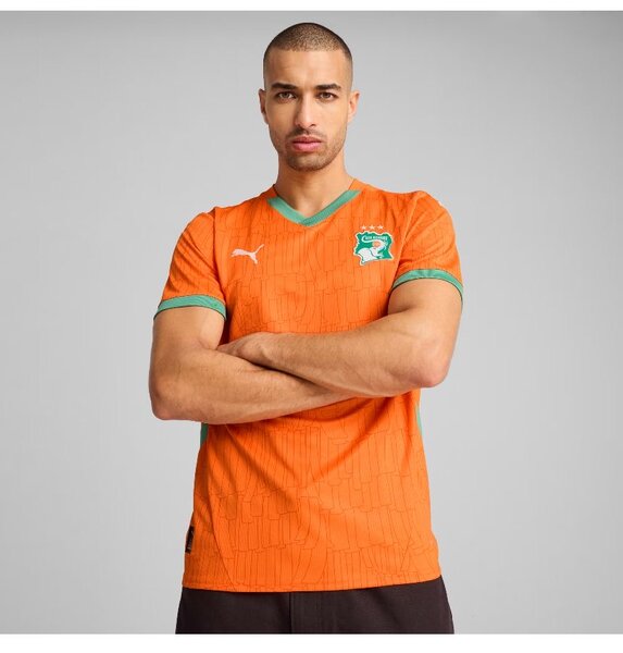 Maillot de Football Orange Homme