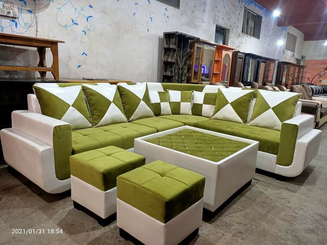 Canapé d'angle moderne luxueux