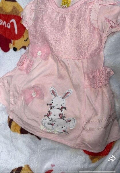 Robe rose pour fille