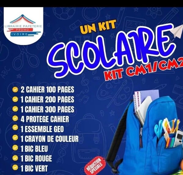 Kit scolaire CM1/CM2