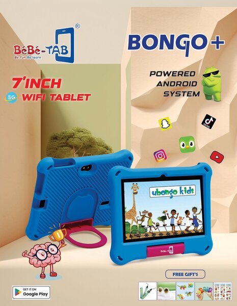 Tablette BébéTAB Bongo+ 7"