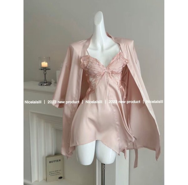 пеньюарь с халатом