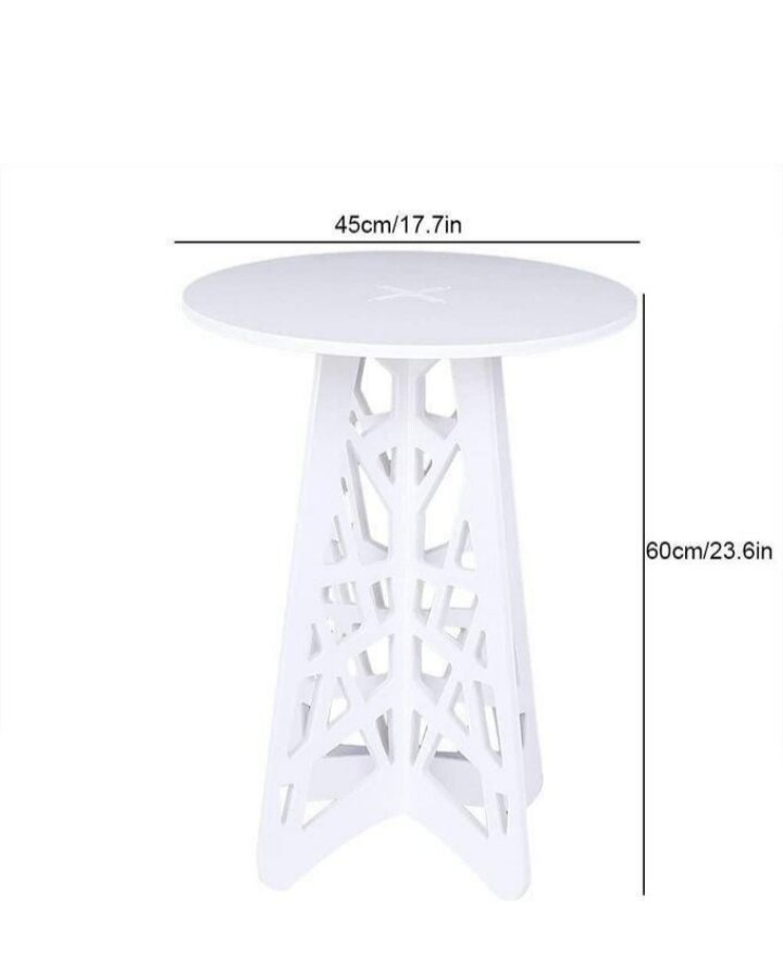 Table d'appoint moderne blanc