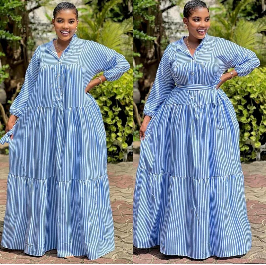 Robe Chemise Maxi Élégante