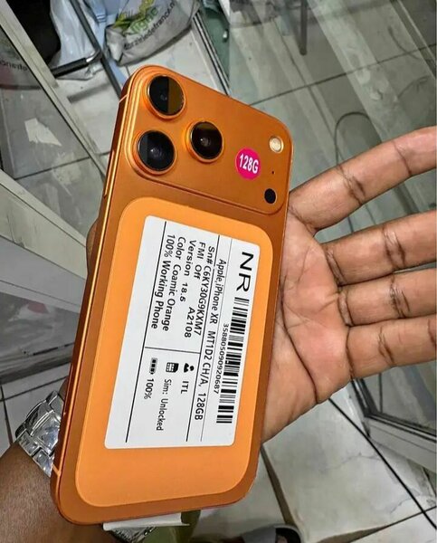Coque iPhone XR orange