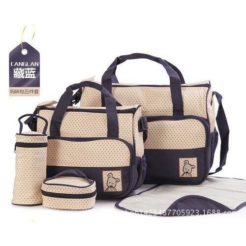 Sac à Langer Multifonctionnel 5 Pièces