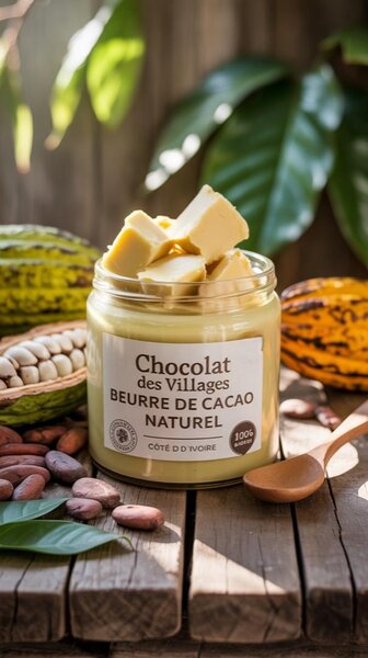 Beurre de Cacao Naturel 250g