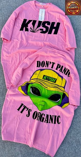 T-shirts graphiques roses unisexes