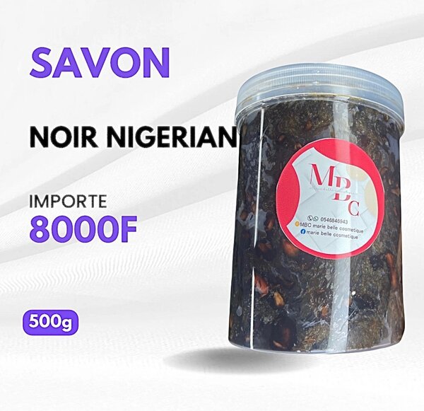Savon noir blanchissant