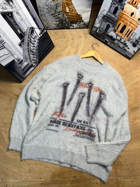 Pull moelleux imprimé moderne